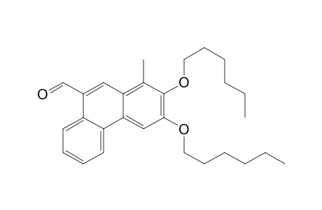 2,3-Bis(hexyloxy)-1-methylphenanthrene-9-carboxaldehyde