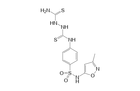 {1-Thiocarbamoyl-2-thiocarbamoyl[4-N-(3-methylisoxazol-5-yl)sulfamoyl]phenyl}hydrazine