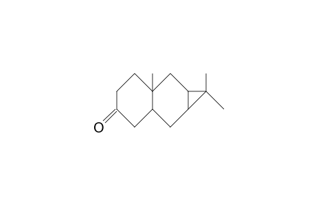 1,4,4-Trimethyl-tricyclo(5.4.0.0/3,5/)undecan-9-one