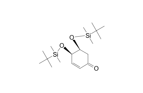 (4R,5S)-4,5-BIS-(TERT.-BUTYLDIMETHYLSILYLOXY)-CYCLOHEX-2-ENONE