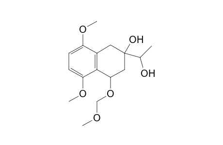 (+-)-(2RS,4RS,1'RS)-2-(1'-hydroxyethyl)-5,8-dimethoxy-4-methoxymethyloxy-1,2,3,4-tetrahydroaphthalen-2-ol