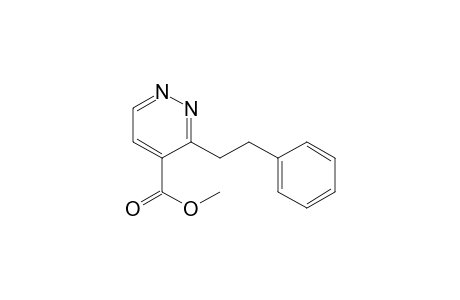 4-Pyridazinecarboxylic acid, 3-(2-phenylethyl)-, methyl ester