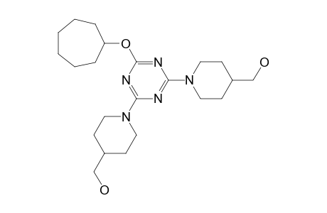 1,1'-(6-CYCLOHEPTYLOXY-1,3,5-TRIAZIN-2,4-DIYL)-BIS-[(PIPERIDIN-4-YL)-METHANOL]