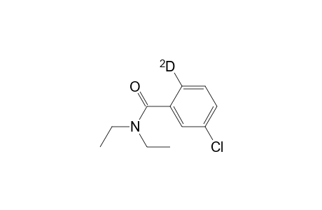 N,N-diethyl-5-dhloro-2-deuteriobenzamide