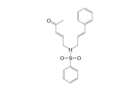 (E)-5-(N-PHENYLSULFONYL-N-CINNAMYLAMINO)-PENT-3-EN-2-ONE