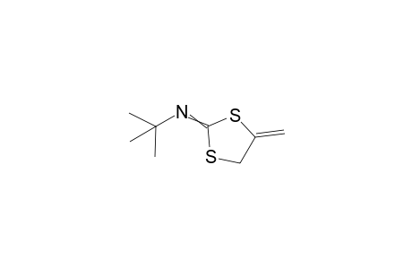 N-(tert-Butyl)-4-methylidene-1,3-dithiolan-2-imine