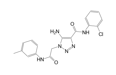 5-amino-N-(2-chlorophenyl)-1-[2-oxo-2-(3-toluidino)ethyl]-1H-1,2,3-triazole-4-carboxamide