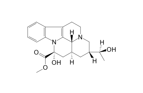 1-Hydroxy-2a-epi-4(S)-(1-hydroxyethyl)decahydro-1H-indolo[3,2,1-de]pyrido[3.2,1-ij][1,5]naphthyridine-1-carboxylic acid methyl ester