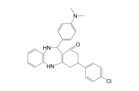 1H-dibenzo[b,e][1,4]diazepin-1-one, 3-(4-chlorophenyl)-11-[4-(dimethylamino)phenyl]-2,3,4,5,10,11-hexahydro-