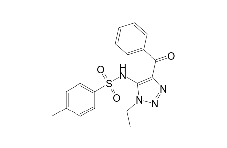 4-Benzoyl-1-ethyl-5-tosylamino-1H-1,2,3-triazole