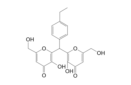 2,2'-[(4-Ethylphenyl)methylene]bis[3-hydroxy-6-(hydroxymethyl)-4H-pyran-4-one]