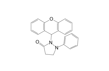1-Phenyl-2-(9H-xanthen-9-yl)-3-pyrazolidinone