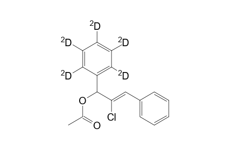 2-Chloro-1-(2,3,4,5,6-pentadeuteriophenyl)-3-phenyl-2-propenyl acetate