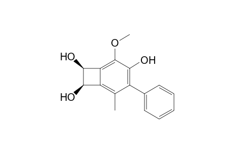 (7S,8R)-5-methoxy-2-methyl-3-phenyl-bicyclo[4.2.0]octa-1(6),2,4-triene-4,7,8-triol