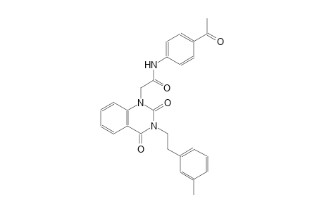 N-(4-acetylphenyl)-2-(3-[2-(3-methylphenyl)ethyl]-2,4-dioxo-3,4-dihydro-1(2H)-quinazolinyl)acetamide