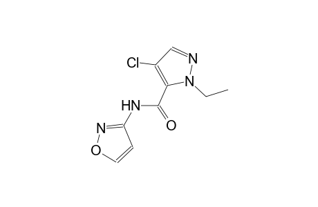 4-chloro-1-ethyl-N-(3-isoxazolyl)-1H-pyrazole-5-carboxamide