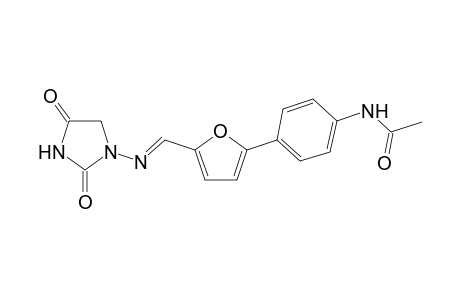 N-[4-[5-[(E)-(2,4-diketoimidazolidin-1-yl)iminomethyl]-2-furyl]phenyl]acetamide