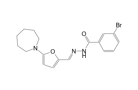 benzoic acid, 3-bromo-, 2-[(E)-[5-(hexahydro-1H-azepin-1-yl)-2-furanyl]methylidene]hydrazide