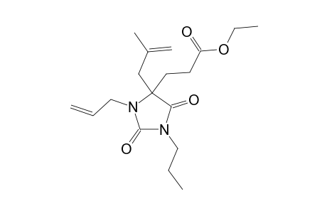ETHYL-3-[3-ALLYL-4-(2-METHYLPROP-2-ENYL)-2,5-DIOXO-1-PROPYLIMIDAZOLIDIN-4-YL]-PROPANOATE
