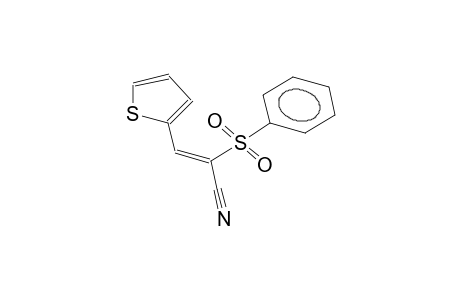 phenyl alpha-cyano-beta-(2-thienyl)ethenyl sulfone