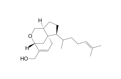 1H-3,6a-Methanocyclopent[c]oxocin-4-methanol, 7-(1,5-dimethyl-4-hexenyl)-3,6,7,8,9,9a-hexahydro-, [3R-[3.alpha.,6a.alpha.,7.beta.(R*),9a.beta.]]-