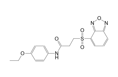 propanamide, 3-(2,1,3-benzoxadiazol-4-ylsulfonyl)-N-(4-ethoxyphenyl)-