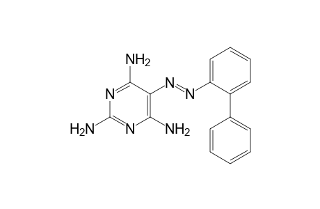 5-[(2-biphenylyl)azo]-2,4,6-triaminopyrimidine