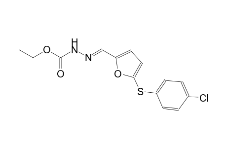 ethyl (2E)-2-({5-[(4-chlorophenyl)sulfanyl]-2-furyl}methylene)hydrazinecarboxylate