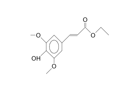 3,5-Dimethoxy-4-hydroxy-cinnamic acid, ethyl ester