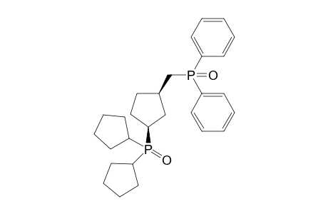 cis-1-(Dicyclopentylphosphinoyl)-3-[(diphenylphosphinoyl)methyl]cyclopentane