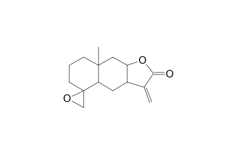 8a-methyl-3-methylene-2-spiro[3a,4,4a,6,7,8,9,9a-octahydrobenzo[f]benzofuran-5,2'-oxirane]one