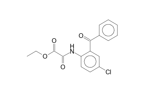 Glyoxylamide, N-(2'-benzoyl-4'-chlorophenyl)-2-ethoxy-