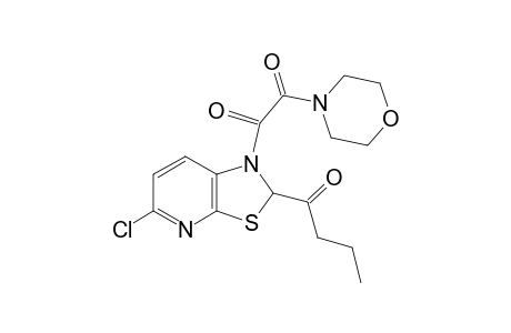 1-MORPHOLINOOXALYL-2-BUTANOYL-5-CHLORO-1,2-DIHYDROTHIAZOLO-[5.4-B]-PYRIDINE;ISOMER_A