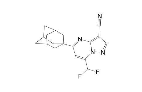 5-(1-adamantyl)-7-(difluoromethyl)pyrazolo[1,5-a]pyrimidine-3-carbonitrile