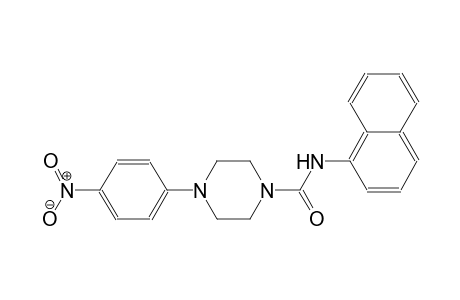 N-(1-naphthyl)-4-(4-nitrophenyl)-1-piperazinecarboxamide