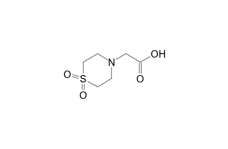 4-thiomorpholineacetic acid, 1,1-dioxide