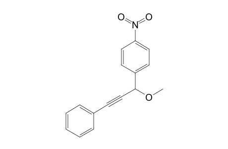 1-(1-Methoxy-3-phenylprop-2-yn-1-yl)-4-nitrobenzene