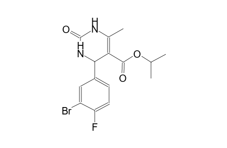 5-pyrimidinecarboxylic acid, 4-(3-bromo-4-fluorophenyl)-1,2,3,4-tetrahydro-6-methyl-2-oxo-, 1-methylethyl ester