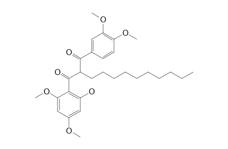 2-DECYL-1-(2-HYDROXY-4,6-DIMETHOXYPHENYL)-3-(3,4-DIMETHOXYPHENYL)-PROPAN-1,3-DIONE