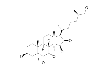 (25S)-5-ALPHA-CHOLESTANE-3-BETA,6-ALPHA,7-ALPHA,8,15-BETA,16-BETA,26-HEPTOL