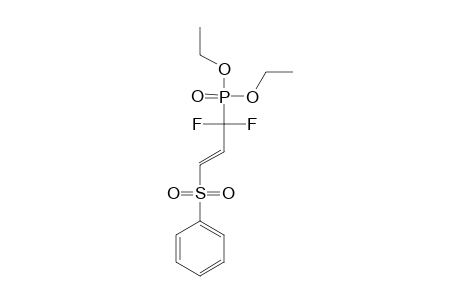 (2E)-3-DIETHOXYPHOSPHORYL-3,3-DIFLUORO-1-PHENYL-SULFONYLPROP-1-ENE