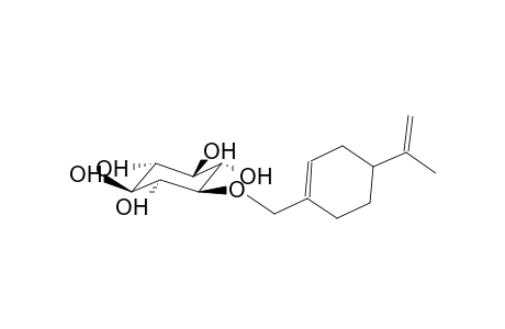 6-(4-Isopropenyl-cyclohex-1-enylmethoxy)-cyclohexane-1,2,3,4,5-pentaol