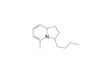 3-Butyl-5-methyl-1,2,3,8a-tetrahydroindolizine