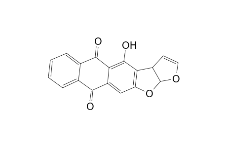 4-Hydroxy-3a,12a-dihydroanthra[2,3-b]furo[3,2-d]furan-5,10-dione
