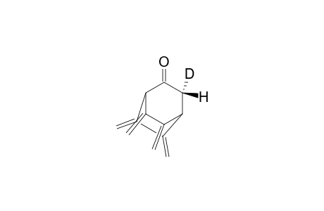 Bicyclo[2.2.2]octanone-3-D, 5,6,7,8-tetrakis(methylene)-, (R)-