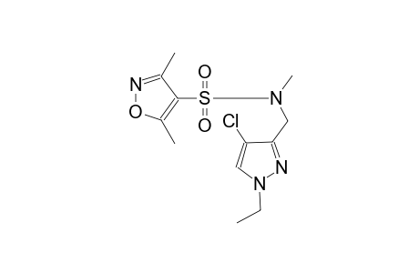 4-isoxazolesulfonamide, N-[(4-chloro-1-ethyl-1H-pyrazol-3-yl)methyl]-N,3,5-trimethyl-