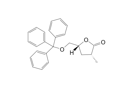 (3R,5R)-3-methyl-5-((trityloxy)methyl)dihydrofuran-2(3H)-one