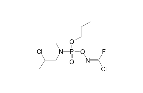 O-CHLOROFLUOROFORMIMINO-N-(BETA-CHLOROPROPYL)-N-METHYLAMIDOPROPYLPHOSPHATE