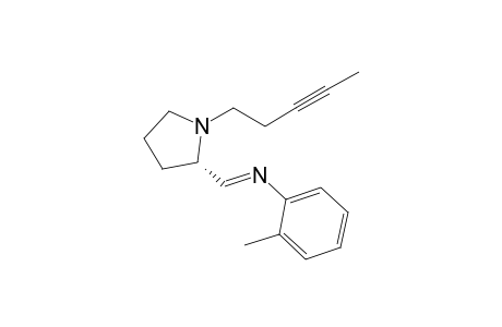 (S)-N-[N'-(3-Pentynyl)pyrrolidine-2-methylene]-o-toluidine