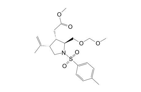 (2S,3S,4S)-4-Isopropyl-3-[(methoxycarbonyl)methyl]-2-(methoxymethoxymethyl)-1-(toluene-4-sulfonyl)pyrrolidine